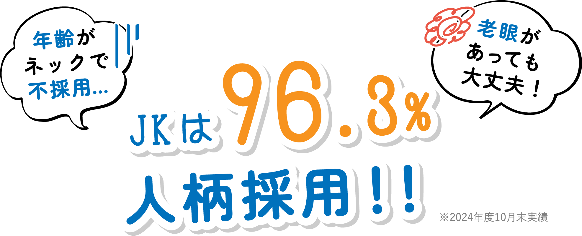 定員100名に達し次第終了！！年齢がネックで不採用…老眼があっても大丈夫！